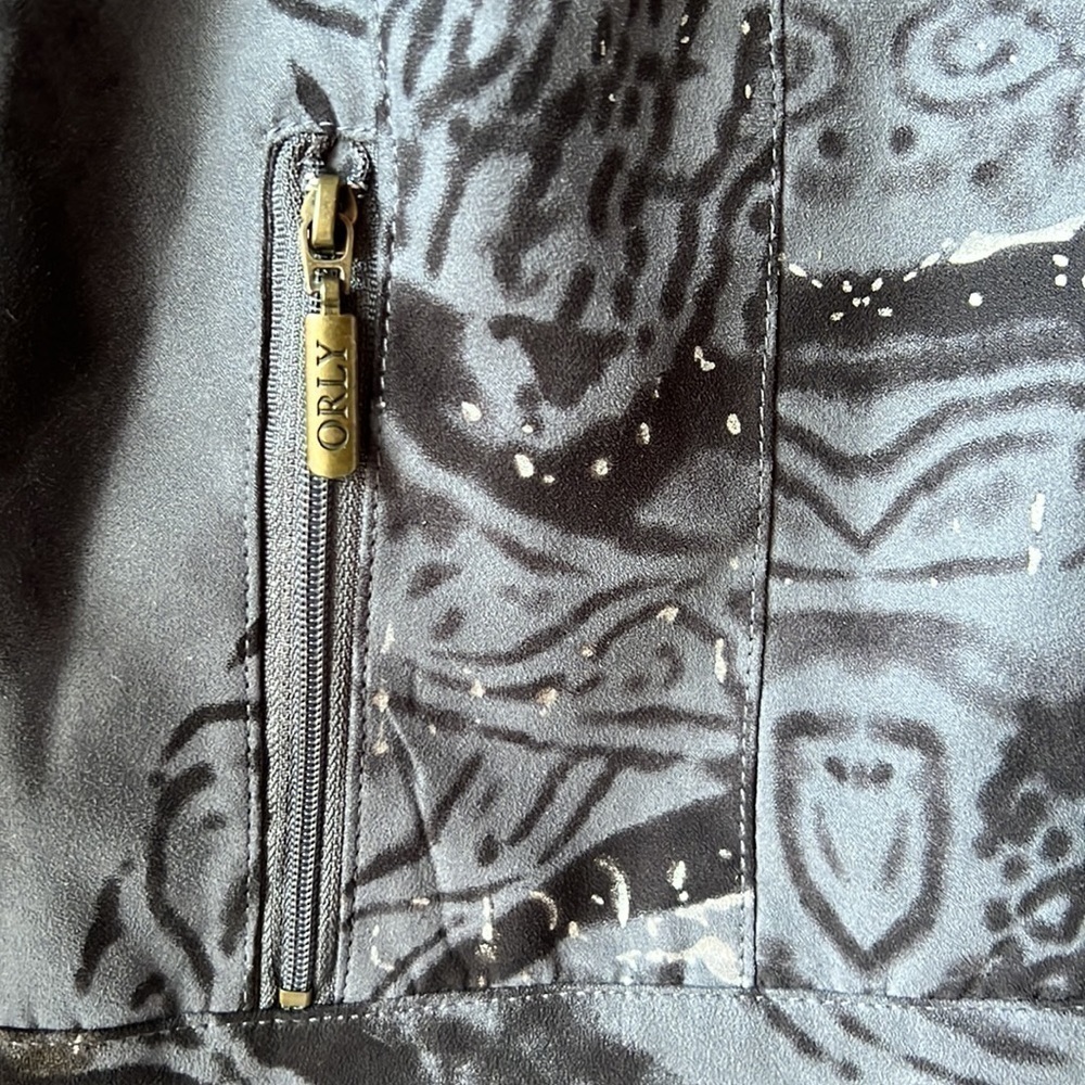 Orly Grey with Black Pattern Spring/Fall Jacket - Picture 4 of 11